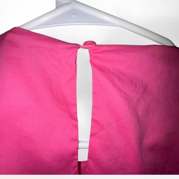 NWT English Factory Pleats Cut-Out Mini Dress JJ1369D • Fuchsia • XS • - Picture 5 of 7